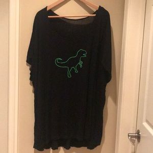 EUC: 4X ModCloth Dinosaur Shirt